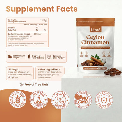 Lirae Ceylon Cinnamon 7200mg